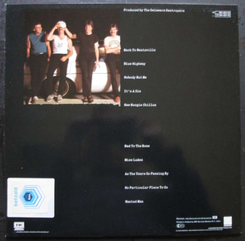 GEORGE THOROGOOD & THE DESTROYERS - BAD TO THE BONE  (LP/VINYL)