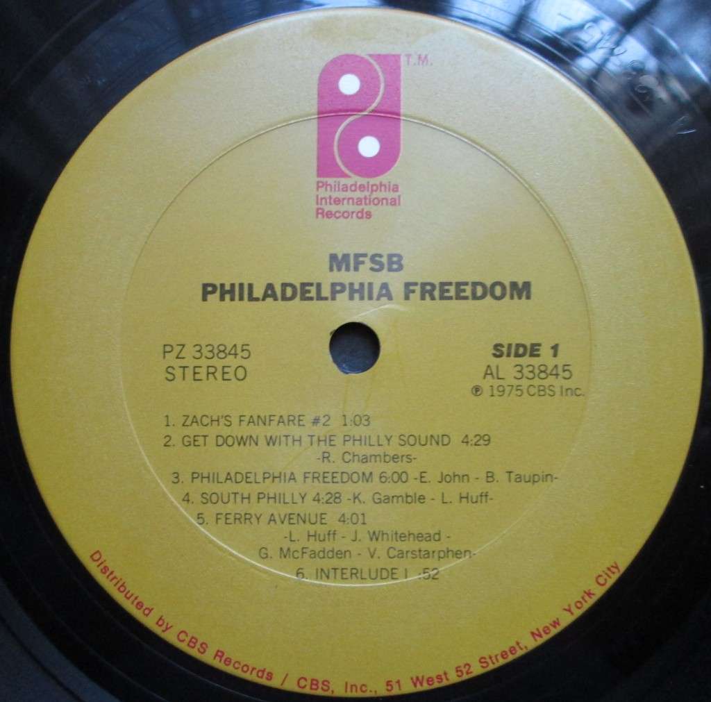 MFSB - PHILADELPHIA FREEDOM  (LP/VINYL)