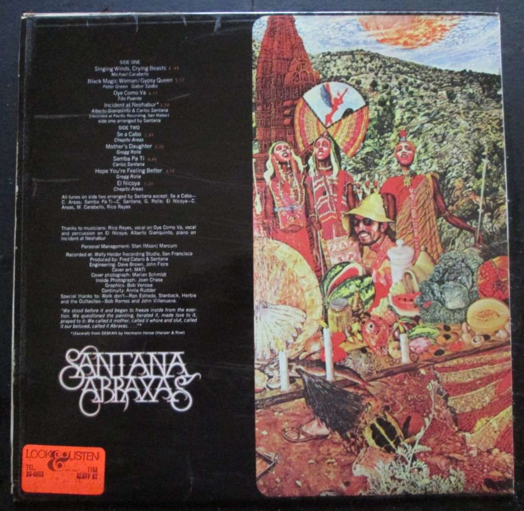 SANTANA - ABRAXAS  (LP/VINYL)