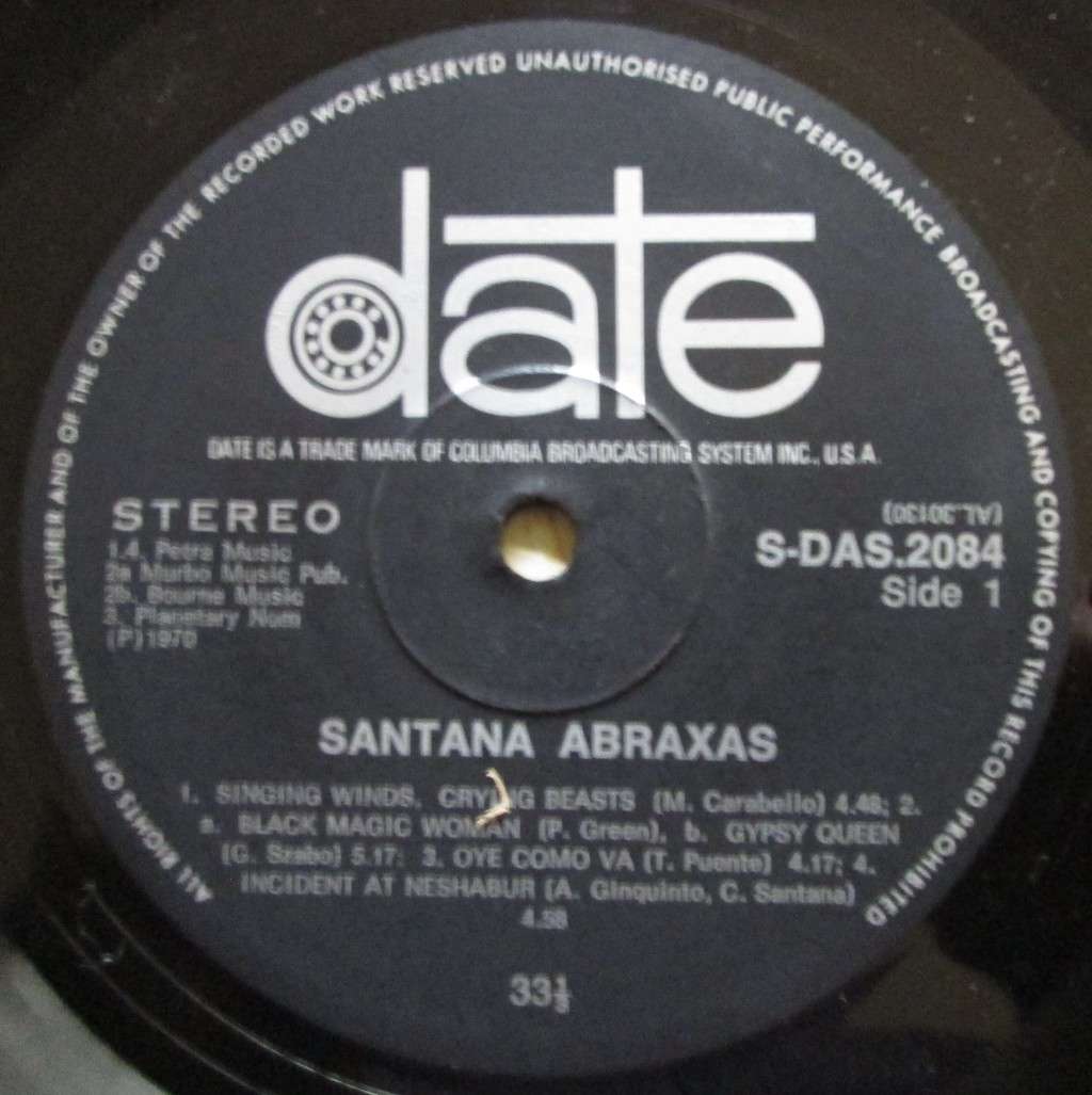 SANTANA - ABRAXAS  (LP/VINYL)