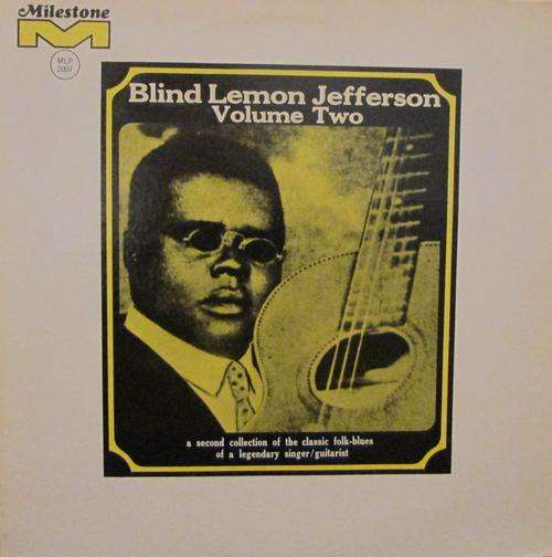 BLIND LEMON JEFFERSON - BLIND LEMON JEFFERSON - VOLUME TWO (LP/VINYL)
