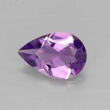1.03 ct Natural Amethyst - Pear Cut Faceted
