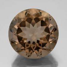 0.25 ct Natural Smokey Quartz - Round Cut Faceted