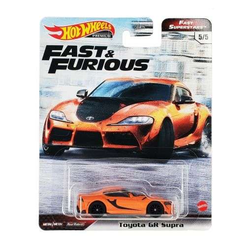 HOT WHEELS PREMIUM ``FAST AND FURIOUS`` TOYOTA GR SUPRA