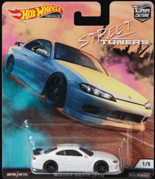 HOT WHEELS PREMIUM `STREET TUNERS` NISSAN SILVIA (S15)