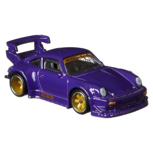 HOT WHEELS PREMIUM TEAM TRANSPORTER RWB PORSCHE 930 ON AERO LIFT TRUCK