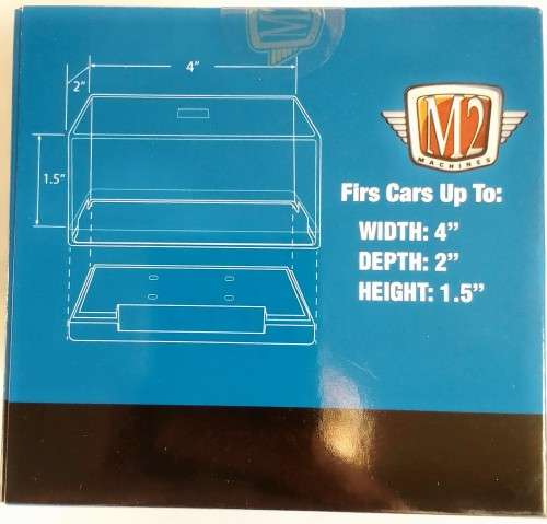 HOT WHEELS/GREENLIGHT/MINI GT DISPLAY CASES 1:64 SCALE (4 CASES PER PACK)