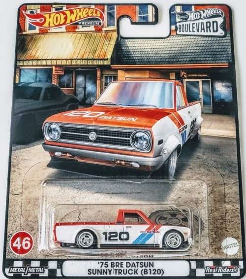 HOT WHEELS `BOULEVARD` `75 BRE DATSUN SUNNY TRUCK (B120)