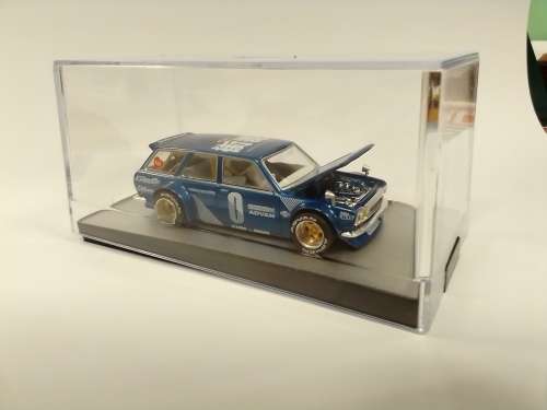 HOT WHEELS/GREENLIGHT/MINI GT DISPLAY CASES 1:64 SCALE (4 CASES PER PACK)