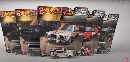 HOT WHEELS PREMIUM `BOULEVARD` SET OF 5