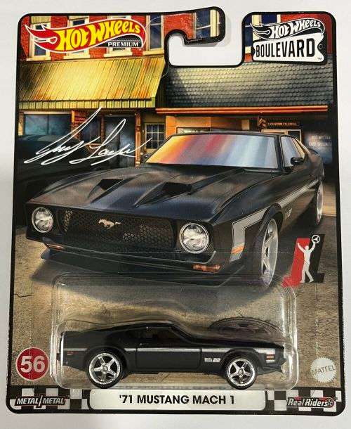 HOT WHEELS PREMIUM `BOULEVARD` 1971 FORD MUSTANG MACH 1