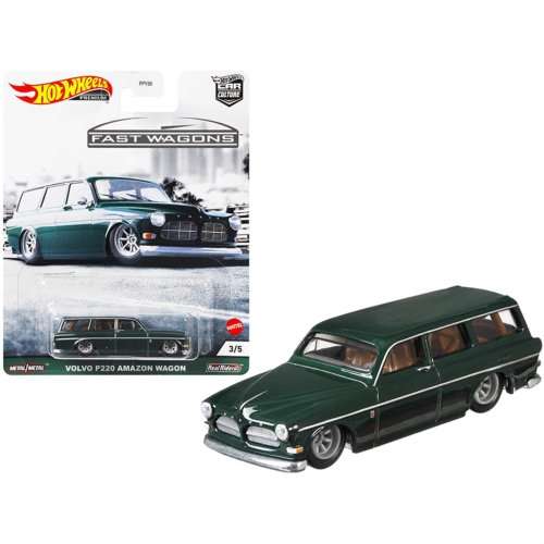 HOT WHEELS PREMIUM `FAST WAGONS` VOLVO P220 AMAZON WAGON