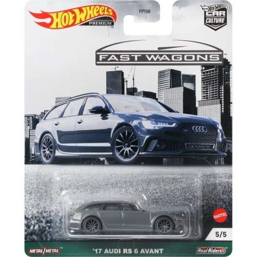 HOT WHEELS `FAST WAGONS` 2017 AUDI RS 6 AVANT