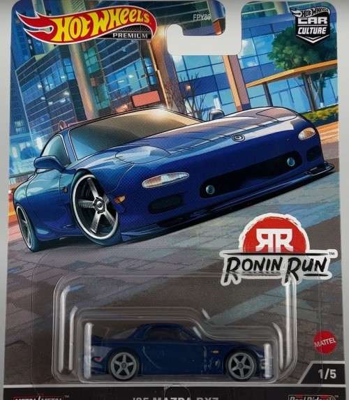 HOT WHEELS PREMIUM `RONIN RUN`  (SET OF 5 CARS)