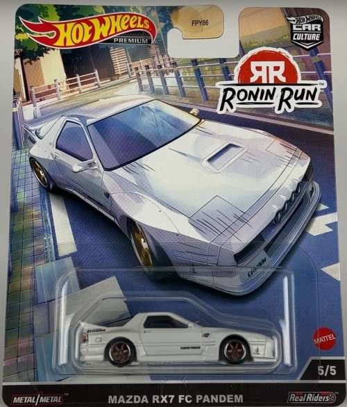 HOT WHEELS PREMIUM `RONIN RUN`  (SET OF 5 CARS)