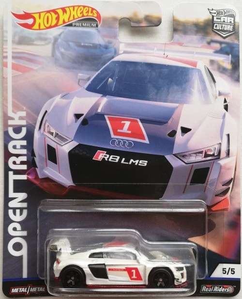 HOT WHEELS PREMIUM `OPEN TRACK` AUDI R8 LMS