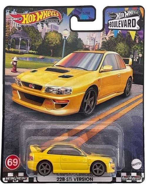 HOT WHEELS `BOULEVARD` 1998 SUBARU IMPREZA 22B STi VERSION
