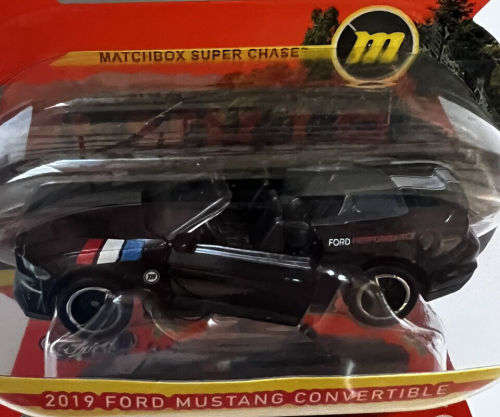 2023 MATCHBOX 2019 FORD MUSTANG CONVERTABLE `SUPER CHASE`