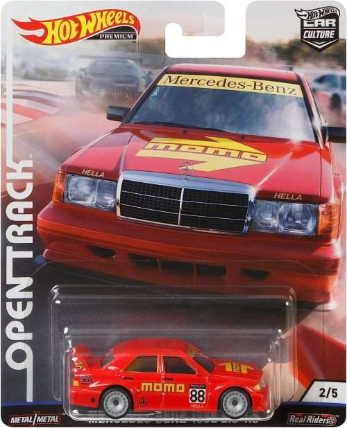 HOT WHEELS PREMIUM ` OPEN TRACK`  MERCEDES-BENZ 190E 2.5-1.6 MOMO