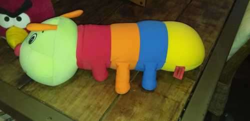 Angry Bird By Ravio Entertainment Teady and Cuddlebug Worm Kids Travel Pillow