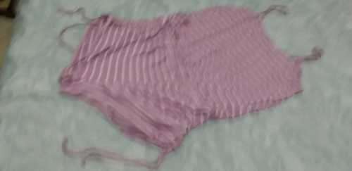 Pink/purple with lace by the legs - Size XL - Like New