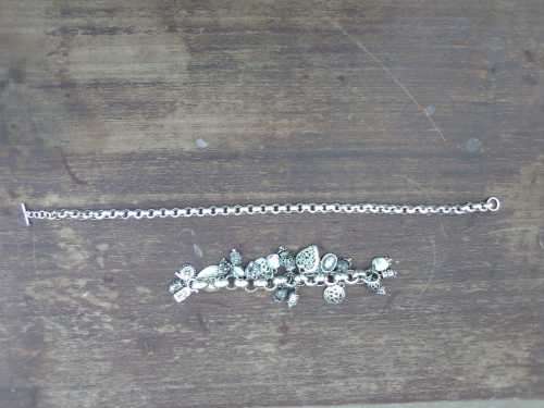 Sterling Silver 925 - Beautiful Necklace and Bracelet with Charms - Don't miss out