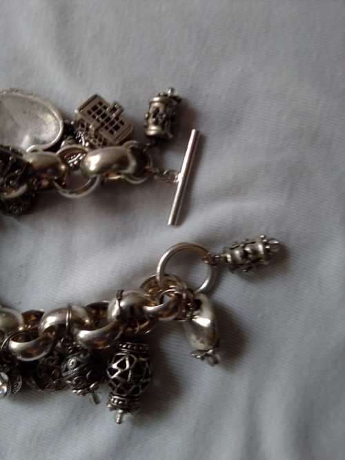 Sterling Silver 925 - Beautiful Necklace and Bracelet with Charms - Don't miss out