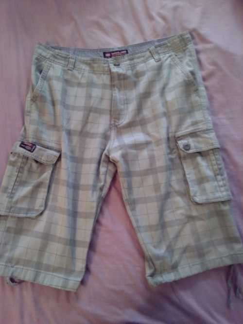 3 x Mens Shorts - Jeep Camo Size 36 shorts - Relay Denim W38 shorts - Shidasi Jeans W40 shorts