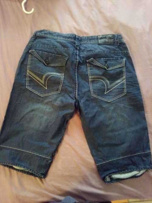 3 x Mens Shorts - Jeep Camo Size 36 shorts - Relay Denim W38 shorts - Shidasi Jeans W40 shorts