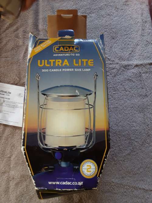 Cadac - 300 Candle Power - Ultra Lite Gas Lamp with Piezo Ignition - BRAND NEW