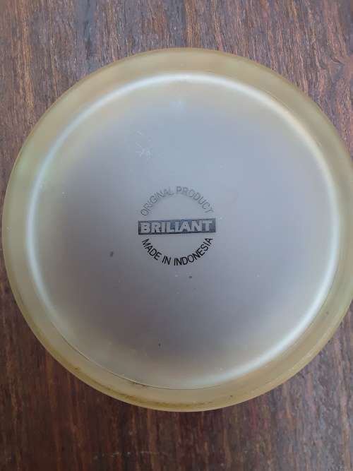 Vintage Set of 7 Kig Brilliant Frosted Glass Sunflower Dessert/Salad Bowls, Indonesian - Amazing