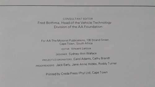 1990 FIRST EDITION AA RSA CAR MAINTENANCE MANUAL - Amazing Condition - Don't Miss Out