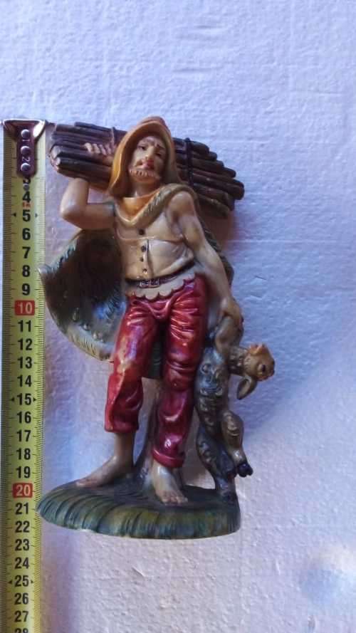 Vintage Hard Working Men, Polyresin Pieces - MADE IN ITALY - HAND PAINTED - AMAZING FIND