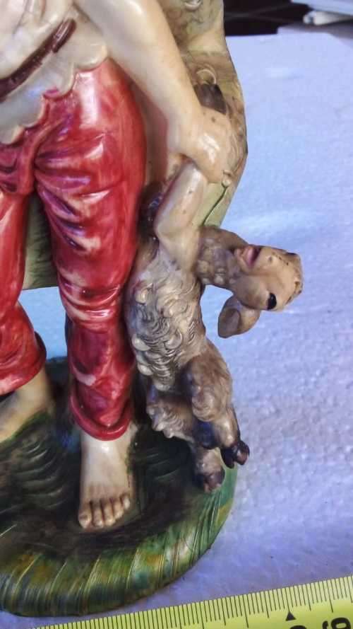 Vintage Hard Working Men, Polyresin Pieces - MADE IN ITALY - HAND PAINTED - AMAZING FIND