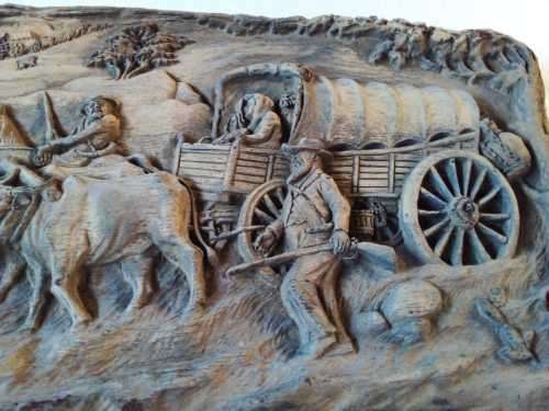 Die Groot Trek Wooden Hand Made - Don't Miss Out - Amazing Find - VERY OLD - 1835 - 1846 - AMAZING