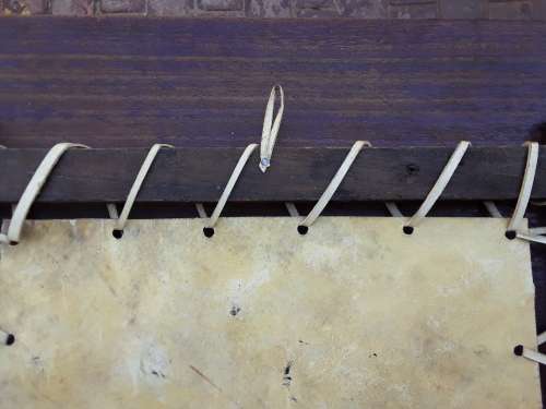 AMAZING - AFRICAN CULTURE Wooden and Leather Picture Frame 43 cm x 31 cm - AMAZING FIND