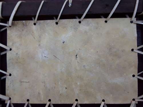 AMAZING - AFRICAN CULTURE Wooden and Leather Picture Frame 43 cm x 31 cm - AMAZING FIND