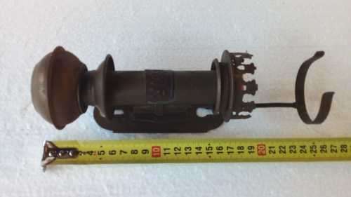 Large old brass train carriage candle holder, Great Western Railway! 19TH CENTUARY