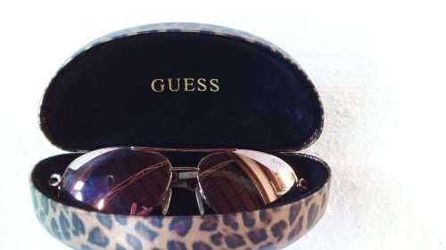 Guess Designer Sunglasses - GF 0257 28G - Pilot Frame Style - Shiny Rose Gold Comes in original Case