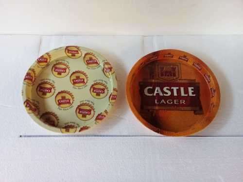 VINTAGE CASTLE LARGER TRAYS  -1970's -1980's - 34 cm x 34 cm in Diameter - AMAZING CONDITION