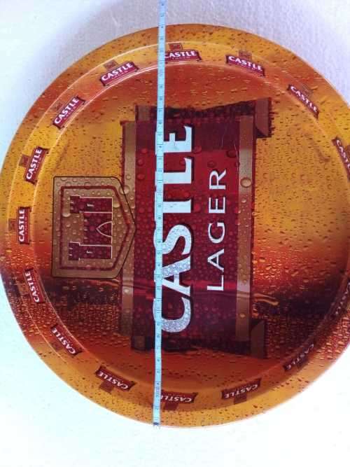 VINTAGE CASTLE LARGER TRAYS  -1970's -1980's - 34 cm x 34 cm in Diameter - AMAZING CONDITION