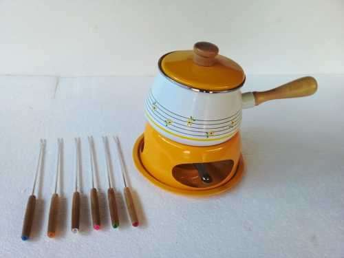 Vintage Fondue Set Complete - 1960 - Never Been Used - Used as a Display Model