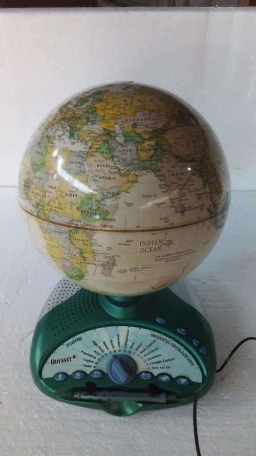 "LEAP FROG ODYSSEY III INTERACTIVE TALKING SMART GLOBE EUREKA CHALLENGE - World Geography - 100%