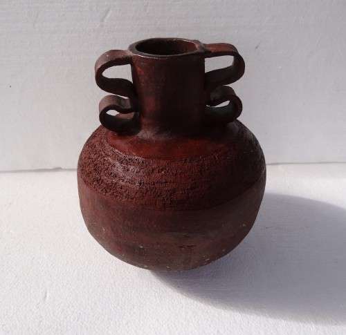 Vintage Amphora Antique Vase Terracotta Clay Water Drinking Jug - Made 1800's -  Amazing Find