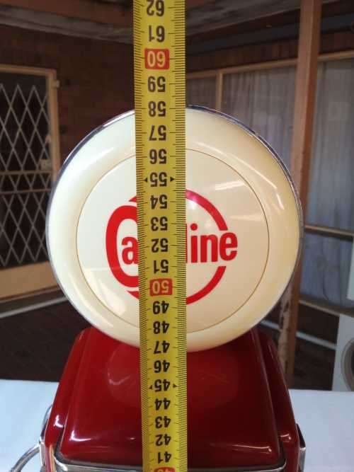 Vintage Gas Pump 40s Style AM/FM Cassette Working Radio NONSTOP Polyflame GASOLINE 23"