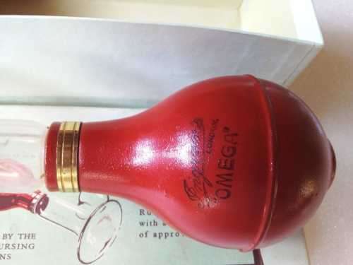 Vintage Ingrams Omega reliever breast pump - glass & rubber - Original Box - excellent condition