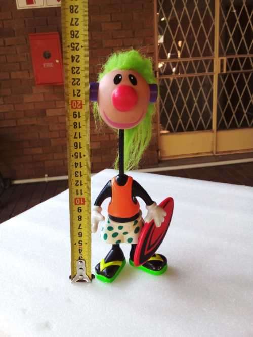 ERTL Jibba Jabba Jibber Jabber Surfer Noisy Noisemaker Toy 9 Rare Vintage  - works