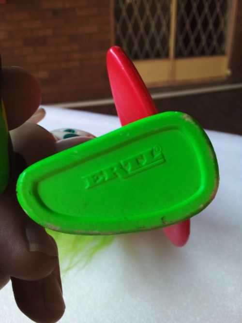 ERTL Jibba Jabba Jibber Jabber Surfer Noisy Noisemaker Toy 9 Rare Vintage  - works