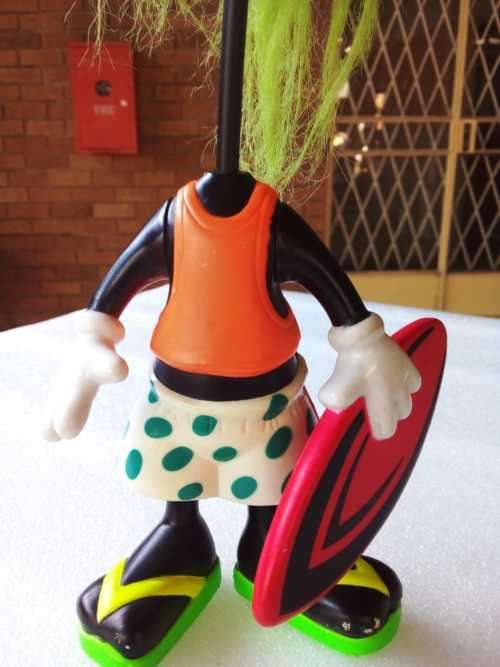 ERTL Jibba Jabba Jibber Jabber Surfer Noisy Noisemaker Toy 9 Rare Vintage  - works