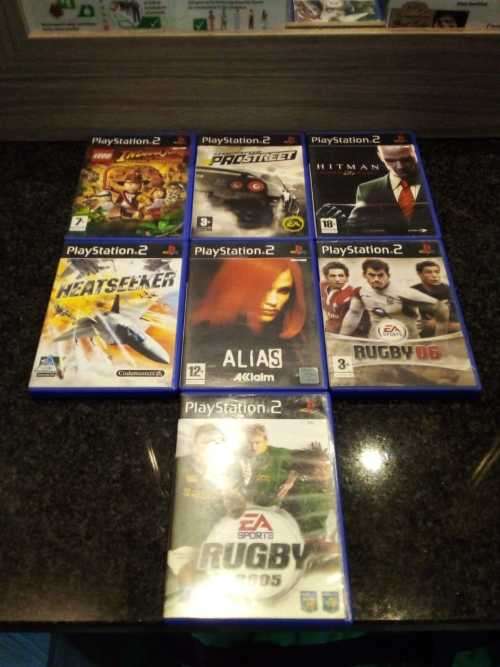 VINTAGE 7 x PlayStation 2 Games - AMAZING CONDITION DONT MISS OUT - COMPLETE WITH BOOKLETS